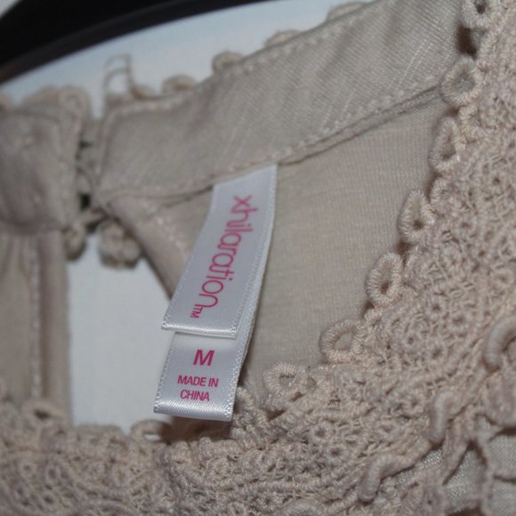 Embroidered Tank with Keyhole Back - Picture 4 of 5